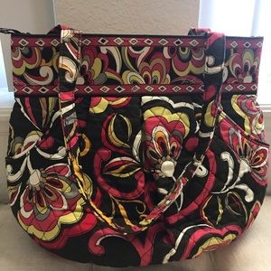 Vera Bradley Handbag with zip around wristlet